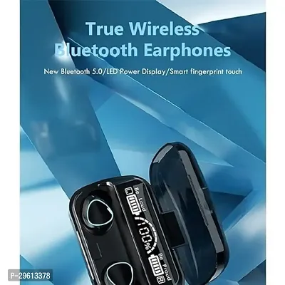 M10 TWS Bluetooth 5.1 Earphone Charging boxwireless Earbuds Stereo Sports Bluetooth Headphones Waterproof with Microphone True Wireless Bluetooth in Ear Headset (Black) (M-10)-thumb3