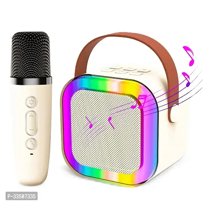 Mini Bluetooth Speaker with Wireless Karaoke Mic