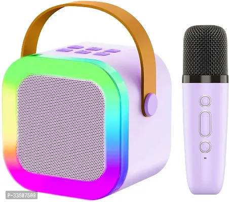 Mini Bluetooth Speaker with Wireless Karaoke Mic