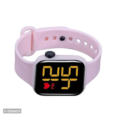 Pink Square And M4 Digital LED Kids Digital Watch - For Boys  Girls-thumb2