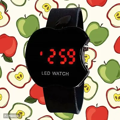 Digital Watch - For Boys  Girls Apple LED Digital watch for kids-thumb0