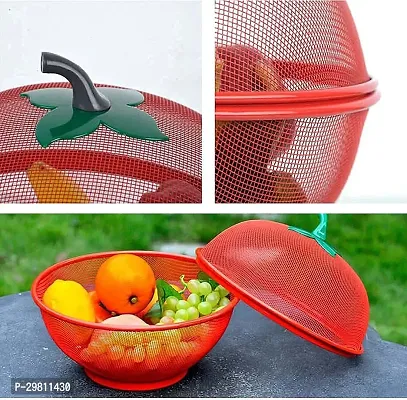 Apple Shape Net Fruits And Vegetables Basket-thumb2