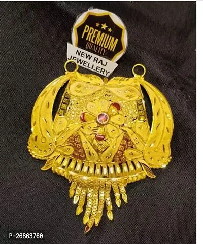 Shimmering Golden Alloy Pendant For Women-thumb0