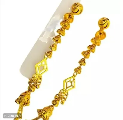 Stylish Golden Alloy Drop Earrings For Women