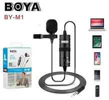 Boya Omni-Directional Lavalier Microphone BY-M1PRO Mic Single Head Clip-on Condenser Mic for Smartphone TIK Tok Live Streaming DSLR Camcorder Audio-thumb3
