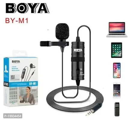 Boya Omni-Directional Lavalier Microphone BY-M1PRO Mic Single Head Clip-on Condenser Mic for Smartphone TIK Tok Live Streaming DSLR Camcorder Audio-thumb4