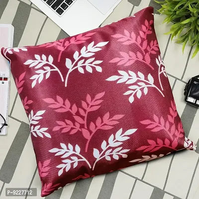 KANUSHI Industries? Decorative Reversible Cushion Covers Set of- 5 (16x16 Inches)(CC-MAROON-SMALL-LEVS-5PC)-thumb2