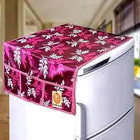 KANUSHI Industries? Fridge Covers/Refrigerator Cover+ 1 Pc Handle Cover (FRI-Wine-Small-LEVS+1-Handle)-thumb1