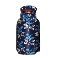 KANUSHI Industries? Washable Cotton 1 Piece Lpg Gas Cylinder Cover+1 Pc Fridge Covers/Refrigerator Cover +1 Pc Microwave Cover+2 Pc Handle Cover (CYL+FRI+Micro+2-Handle-Blue-Small-LEVS)-thumb3