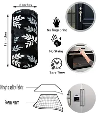 KANUSHI Industries? 1Pc Fridge Cover for Top with 6 Utility Pockets + 1 Handles Covers + 3 Fridge Mats (VAR-FRI-BLACK-SMALL-LEVS-COMBO-M-15)-thumb4