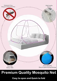 KANUSHI Industries? Mosquito Net for King Size Double Bed,Foldable Anti-Corrosion Spring Steel,Lightweight,-thumb1