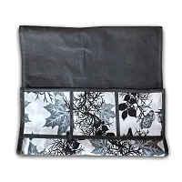 KANUSHI Industries? Fridge Covers/Refrigerator Cover (Color- Blue)(VAR-FRI-SMALL-LEAVES-BLUE-01) (VAR-FRI-BLACK-SHUB-TOP-01)-thumb3