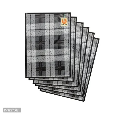 KANUSHI Industries? Washable Easy to fold-able Plats Mats for Dining Table(TAB-MATS-NW-NEW-01-6PC)-thumb3