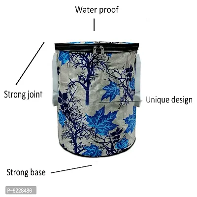 KANUSHI Industries? Designer Laundry Bag+ 1 Pc Waterproof  Dustproof Top Load Fully Automatic Washing Machine Cover(Suitable for 6 Kg, 6.5 kg, 7 kg, 7.5 kg)(LB+WASHING-FULLY-BLUE-SUBH)-thumb4