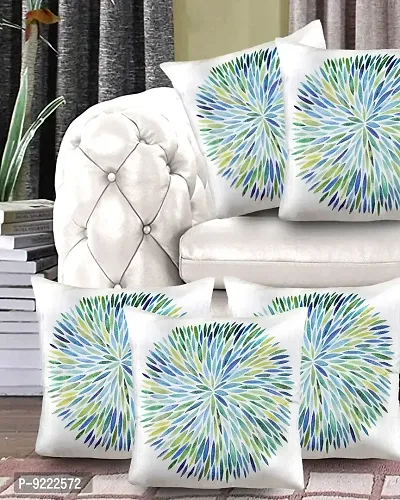 KANUSHI Industries? Decorative Cushion Covers Set of- 5 (16x16 Inches)