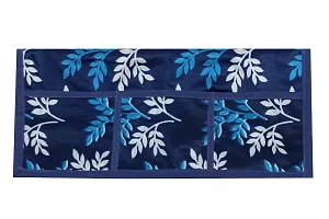 KANUSHI Industries? Industries Fridge Cover for Top with Pockets/Refrigerator Cover/Fridge Cover (Blue)-thumb3