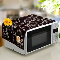 KANUSHI Industries? 1 Pc Microwave/Oven Top Cover + 1 Pc Fridge/Refrigerator Top Cover + 3 Fridge Mate (Micro+FRI-Brown-Raj+M-02)-thumb2