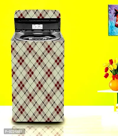 KANUSHI Industries? Washable  Dustproof Top Load Fully Automatic Washing Machine Cover (Suitable for 6 Kg, 6.5 kg, 7 kg, 7.5 kg) (VAR-WASMAC-NW-NEW-04-FULLY)