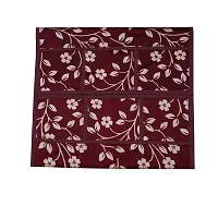 KANUSHI Industries? Fridge Covers/Refrigerator Cover (Color- Blue)(VAR-FRI-SMALL-LEAVES-BLUE-01) (VAR-FRI-MAROON-RAJ-01)-thumb2