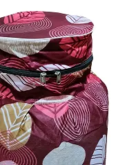 KANUSHI Industries? Cotton Leaves Design1 Piece Lpg Gas Cylinder Cover (VAR1-CYL-MAROON-LONG-LEVS-01)-thumb4