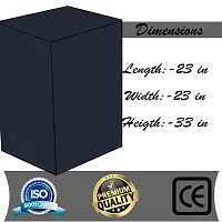 KANUSHI Industries? 100% Waterproof  Dustproof Front Load Automatic Washing Machine Cover (Suitable for 6 Kg, 6.5 kg, 7 kg, 7.5 kg)(WASMAC-Waterproof-Navy-Blue-Front)-thumb3