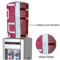 KANUSHI Industries? Water Dispenser Bottle Cover with Water Level Indication 20 L (Maroon) (WD-MAROON-BOX-01)-thumb1