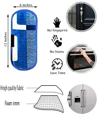 KANUSHI Industries? PVC Fridge Mats Set Of 6 / Refrigerator Mats+1 Pc Fridge cover/Refrigerator cover+1 Fridge/Refrigerator handle cover (FRI-PEOCOCK-BLUE+1-HDL-BLUE-BOX+M-22-06)-thumb4