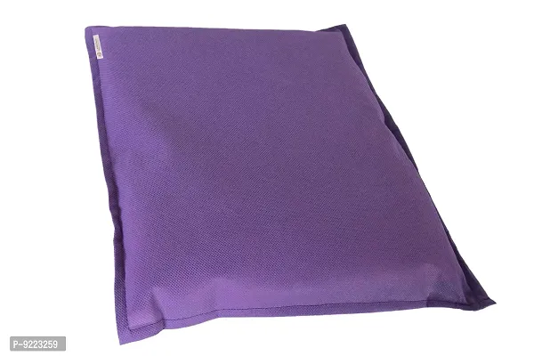 KANUSHI? Set of 12 Pc Transparent Plain Non Woven Fabric Saree Cover/Bag with Zip Combo (Purple)-thumb3
