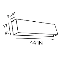 KANUSHI Industries? Split AC Cover for Indoor Unit 1.5 to 2.0 Ton Capacity (AC-in-Blue-Long-LEVS)-thumb4