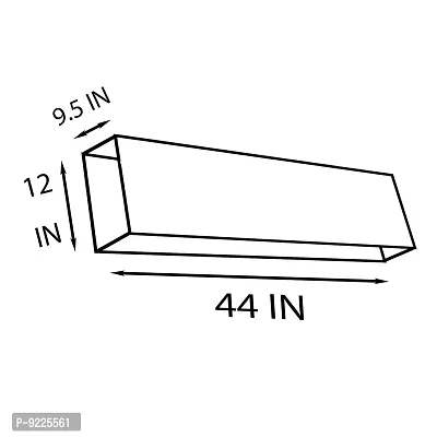 KANUSHI Industries? Split AC Cover for Indoor Unit 1.5 to 2.0 Ton Capacity (AC-in-Blue-Long-LEVS)-thumb5