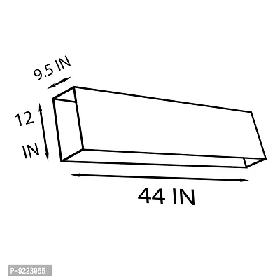 KANUSHI Industries? Split AC Cover for Indoor Unit 1.5 to 2.0 Ton Capacity (AC-in-Brown-Tree)-thumb4