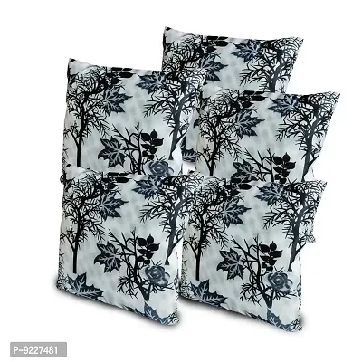 KANUSHI Industries? Reversible Decorative Cushion Covers Set of- 5 (12 X12 Inches)(CC-BLACK-SHUB-5PC-12X12)-thumb5