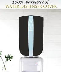 KANUSHI Industries? 100% Waterproof  Dustproof Water Dispenser Bottle Cover with Water Level Indication 20 L (WD-WATERPROOF-BLACK-01)-thumb1