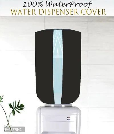 KANUSHI Industries? 100% Waterproof  Dustproof Water Dispenser Bottle Cover with Water Level Indication 20 L (WD-WATERPROOF-BLACK-01)-thumb2