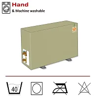 KANUSHI Industries? 100% Waterproof Split AC Cover for Outdoor Unit 1.5 to 2.0 Ton Capacity (VAR-AC-Out-Transparent) (VAR-AC-OUT-WATRPROOF-KHAKI-01)-thumb1