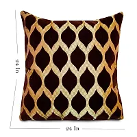 KANUSHI Industries? Reversible Decorative Cushion Covers Set of- 1 (24 X24 Inches)(CC-W-1PC-24X24)-thumb2