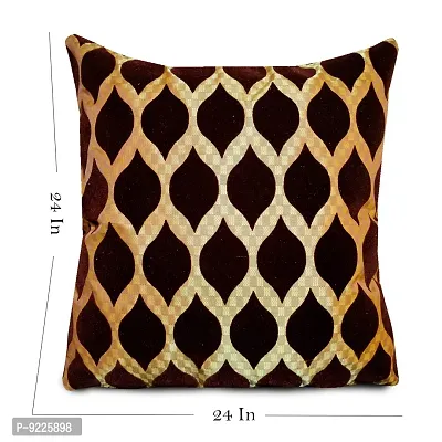 KANUSHI Industries? Reversible Decorative Cushion Covers Set of- 1 (24 X24 Inches)(CC-W-1PC-24X24)-thumb3