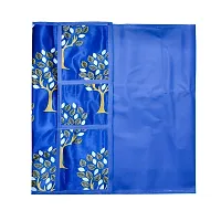 KANUSHI Industries? Fridge Covers/Refrigerator Cover (Color- Blue)(VAR-FRI-SMALL-LEAVES-BLUE-01) (VAR-FRI-Blue-Tree-TOP)-thumb3