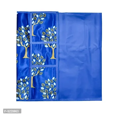 KANUSHI Industries? Fridge Covers/Refrigerator Cover (Color- Blue)(VAR-FRI-SMALL-LEAVES-BLUE-01) (VAR-FRI-Blue-Tree-TOP)-thumb4