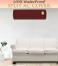 KANUSHI industries? 100% Waterproof Split AC Cover For Indoor Unit 1.5 to 2.0 Ton Capacity (AC-IN-WATERPROOF-MAROON-01)-thumb1