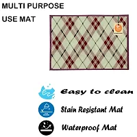 KANUSHI Industries? Washable Easy to fold-able Plats Mats for Dining Table(TAB-MATS-NW-NEW-04-6PC)-thumb4