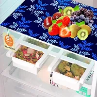 KANUSHI? PVC Fridge Multi Purpose Mats / Fridge Mats Set of 3 / Refrigerator Mats Set(FRIMAT-M-39-03)-thumb1