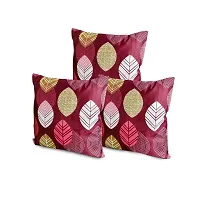 KANUSHI Industries? Reversible Decorative Cushion Covers Set of- 1 (24 X24 Inches)(CC-MAROON-LONG-LEVS-1PC-24X24)-thumb3