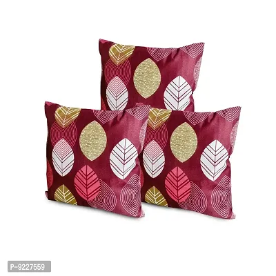 KANUSHI Industries? Reversible Decorative Cushion Covers Set of- 1 (24 X24 Inches)(CC-MAROON-LONG-LEVS-1PC-24X24)-thumb4