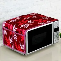 KANUSHI Industries? Fridge Covers/Refrigerator Cover + 1 Pc Microwave/Oven Cover for Top (Color- Maroon)(Copy-FRI+Micro-Maroon-Small-LEVS)-thumb2