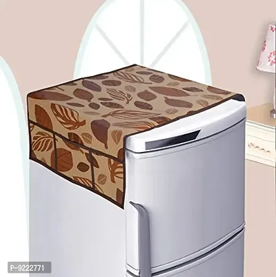 KANUSHI Industries? Waterproof  Dustproof Fridge Cover for Top/Refrigerator Covers (NW-17-FRIDGE-TOP)-thumb2