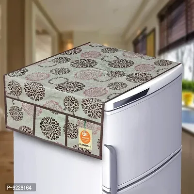 KANUSHI Industries? 100% Waterproof  Dustproof Fridge Covers/Refrigerator Cover/Fridge top Cover (FRI-NW-NEW-10-TOP)