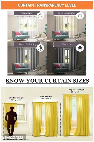 KANUSHI Industries? 1 Pieces Washable Polyster Panel Design Eyelet Window Curtain Set (Panel Maroon)-thumb2