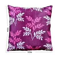 KANUSHI Industries? Reversible Decorative Cushion Covers Set of- 5 (12 X12 Inches)(CC-WINE-SMALL-LEVS-5PC-12X12)-thumb3