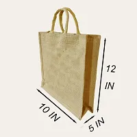 KANUSHI industries? Printed Design Jute Bag Pack of 2 (Small Size)(JUTE-BAG-J-6-SIZE-S-2PC)-thumb3